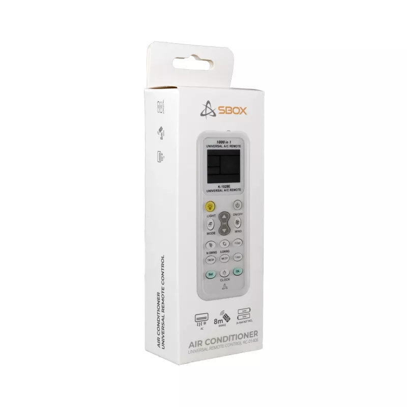 Sbox RC-01408 universele afstandsbediening voor airconditioners