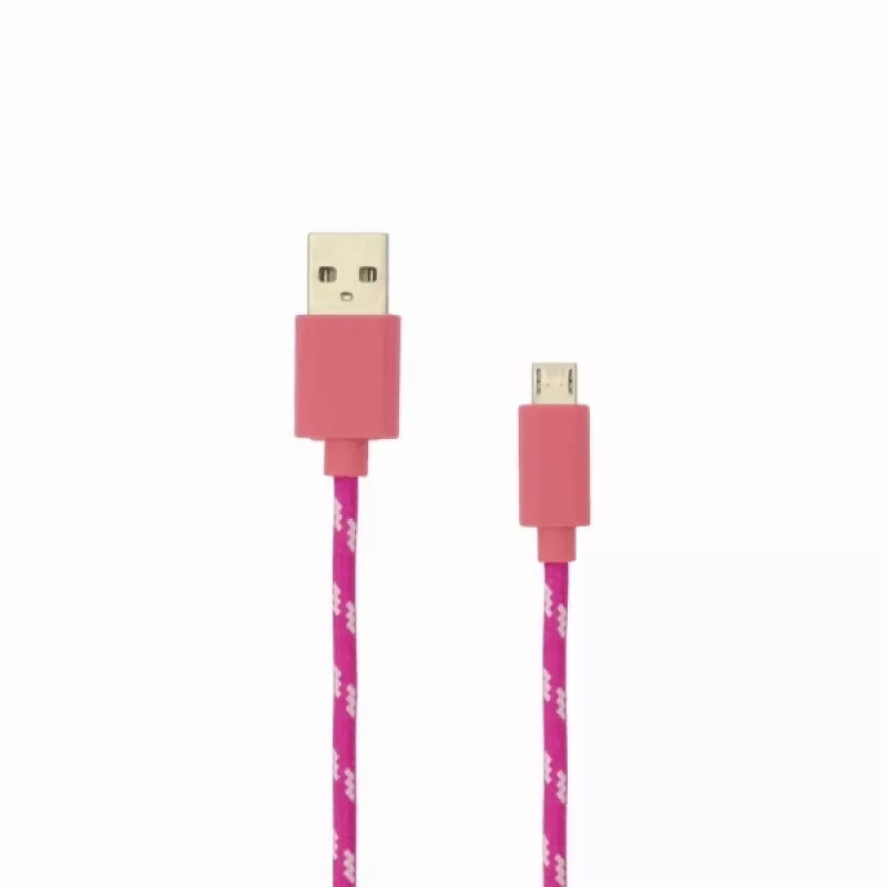 SBOX USB-1031P USB-naar-micro-USB-kabel 1m roze