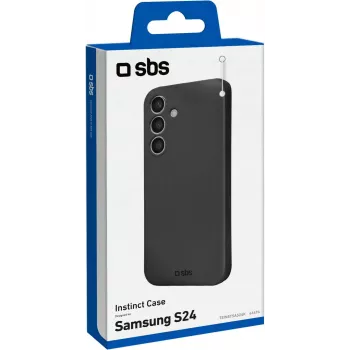 SBS Instinct Cover voor Samsung Galaxy S24, zwart TEINSTSAS24K