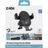 SBS TESUPWIR10CLIPSTG 10W draadloze auto-laadhouder - zwart