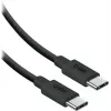 SBS USB-C naar USB-C nylonkabel 2m 240W zwart