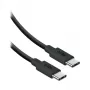 SBS USB-C naar USB-C nylonkabel 2m 240W zwart