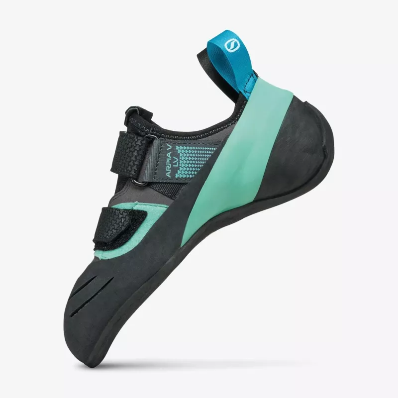 Scarpa ARPIA V LV klimschoen, 38.5, Shark - Aqua