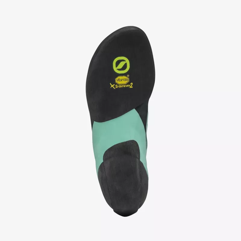 Scarpa Instinct VS dames klimschoen, 37.5, zwart - aqua