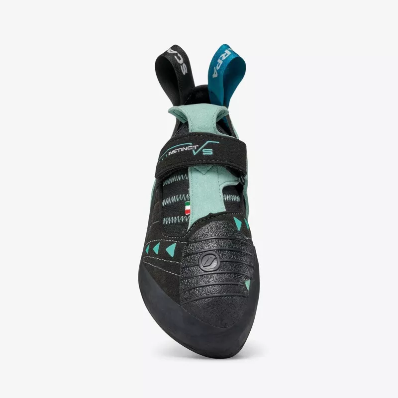 Scarpa Instinct VS dames klimschoen, 37.5, zwart - aqua