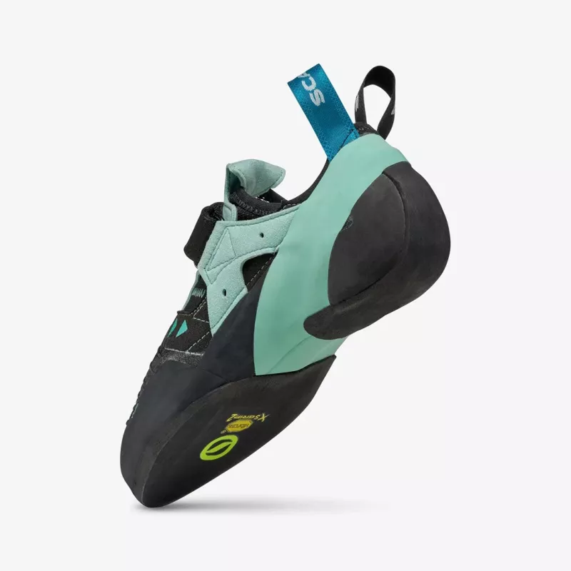 Scarpa Instinct VS dames klimschoenen - zwart/aqua - EU 39