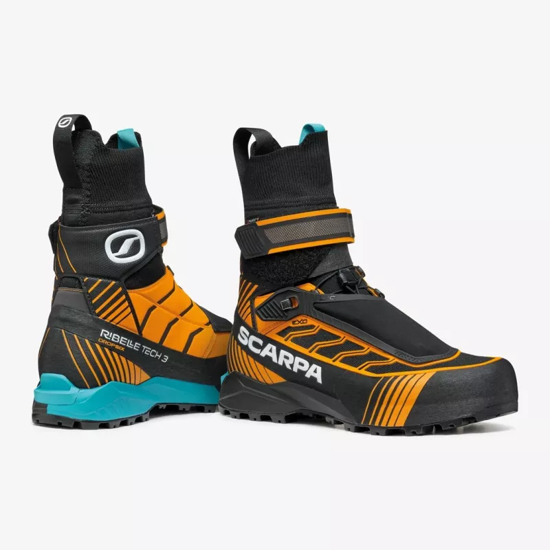 Scarpa Ribelle Tech 3 HD bergschoenen - zwart/briljant oranje - maat 38 EU