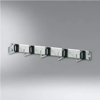 Schäfer IT Systems 19 inch 1U rack kabelmanagement borstelpaneel, zwart 7979000