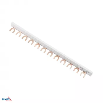 SCHELINGER A19-BB-1F U-type eenfasige verzamelrail 10mm² 12 modules 63A