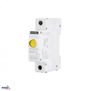 SCHELINGER SL8 LED-signaallamp geel 230V AC paneelmontage IP65