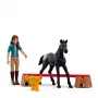 Schleich Horse Club Pocket Set! Toernooiwinst met Flocke