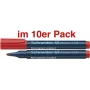 Schneider 130 permanentmarker rood ronde punt 1,0-3,0 mm navulbaar 113002