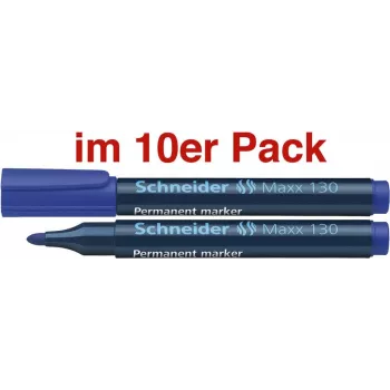 SCHNEIDER 130 permanentmarker, ronde punt, blauw, 1,0-3,0 mm, navulbaar 113003