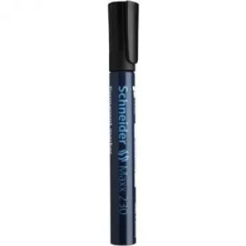 Schneider Maxx 230 permanentmarker zwart aluminium ronde punt 123001