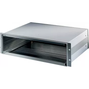 Schroff 10828-173 systeembehuizing voor 19-inch subracks, 3U, 42HP, staal, verzinkt