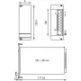 SCHROFF 21006945 frontplaat