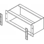 SCHROFF afdekplaat 3U zonder greep 4HP aluminium 34561197