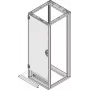 SCHROFF deurscharnierbeugel 33mm RAL 7021 zwartgrijs staal voor kasten 27230060