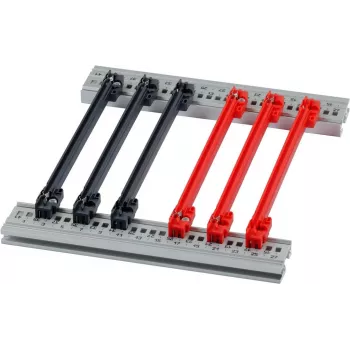 SCHROFF geleideschoen-accessoirekit 160TE 2mm rood (10-pack) 24568363