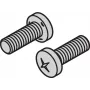 SCHROFF platkopschroef M5x12 verzinkt staal kruiskop DIN 7985, 100 stuks 21100788