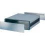 SCHROFF achterwand 4U 42HP aluminium blank chromatisch (30823033)