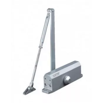 SCOT DC-30 deurdranger voor deuren 80-100 kg, instelbaar EN 3-5, zilver