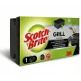 Scotch-Brite BBQ grillreiniger zwart extra sterk schuurpad met nagelvriendelijke greepstrip, 1 stuk (GNS1N)