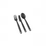Sea to Summit Camp Cutlery set - 3-delig, glasvezelversterkt nylon, donkergrijs
