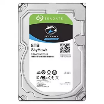 Seagate SkyHawk 8TB bewakingsharde schijf, 3,5 inch, SATA 6Gb/s, 7200RPM, 256MB cache
