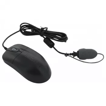 Seal Shield Silver Storm bedrade optische muis, 3 knoppen, USB, zwart, 800 DPI, IP68 waterdicht, vaatwasmachinebestendig