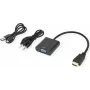 SECOMP STANDARD HDMI-naar-VGA + 3,5-mm-audio-adapterkabel, 0,23 m (S3210)