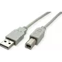 SECOMP STANDARD USB 2.0-kabel, type A-B, beige, 4,5 m (S3105)