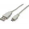 SECOMP STANDARD USB 2.0 kabel, USB A stekker naar Micro USB B stekker, 0,8 m, zwart S3151