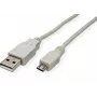 SECOMP STANDARD USB 2.0-kabel, USB-A stekker naar Micro USB-B stekker, 3 m, zwart S3153