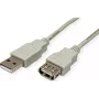 SECOMP STANDARD USB 2.0-verlengkabel, type A-A, stekker naar bus, beige, 1,8 m (S3112)