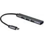 SECOMP STANDARD USB 2.0-hub, USB-C-aansluiting, 4x USB-A-aansluitingen (3x USB 2.0 + 1x USB 3.2 Gen1) (S3017)