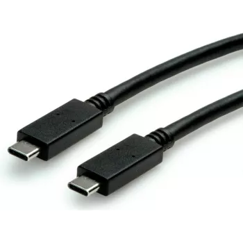 SECOMP STANDARD USB-C naar USB-C 3.2 Gen 2-kabel, E-Mark, 10Gbps, 100W PD, 0,5 m, zwart S3520