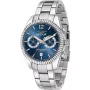 SECTOR MAN R3253240006 41 mm quartz horloge RVS zwarte wijzerplaat zilveren band