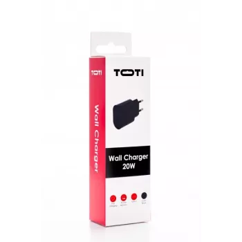 SEEK TOTI 20W USB-C PD snelle wandlader, zwart