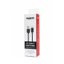 SEEK TOTI USB-A naar Type-C, 1m PVC-datakabel 3A, zwart