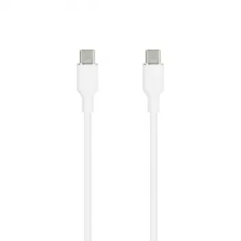 SEEK TOTI USB-C naar USB-C siliconenkabel 1m 3A wit