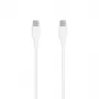 SEEK TOTI USB-C naar USB-C siliconenkabel 1m 3A wit