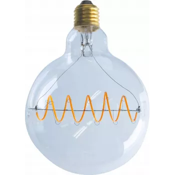 SEGULA LED Bridge Globe 125 Curved Plus helder E27 6,5W 1900K