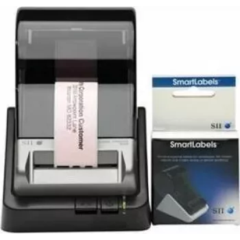 Seiko Instruments roze thermische directe labels voor Smart Label Printer 100, 120, 200, 220, 620, 650SE, EZ30, Pro (54 mm x 101 mm, 220 etiketten/rol, 1 rol) 42100602