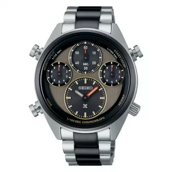 SEIKO Prospex Speedtimer solar chronograaf horloge SFJ005P1 42mm edelstaal