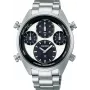 SEIKO SFJ001P1 heren solar quartz chronograaf horloge 42mm roestvrij staal