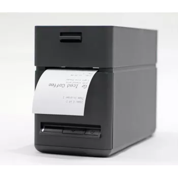 SEIKO SLP-720RT WLAN-labelprinter, 300 dpi direct thermisch, USB/Ethernet/Wi-Fi, automatische cutter, zwart/grijs