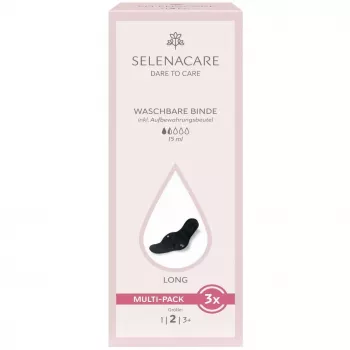 Selenacare Wasbare Inlegkruisjes (3-pack) - Herbruikbare Menstruatie-inlegkruisjes voor normale sterkte, zachte bamboe-koolstofvezel stof, waterdicht PUL, machinewasbaar, Oeko-Tex gecertificeerd