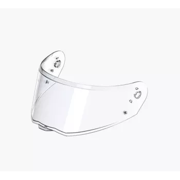 SENA Shield voor SPECTER helm, helder - polycarbonaat vizier, antiaanslag & krasvast, UV-bescherming, gereedschapsloze ClickRelease-montage