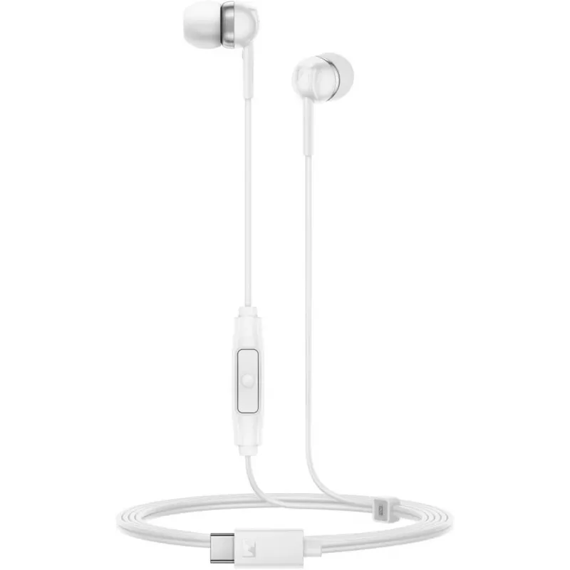 Sennheiser CX 80U USB-C in-ear-koptelefoon met microfoon, wit